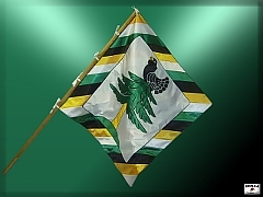 DLHÁ NAD ORAVOU - satin city flag DLHÁ NAD ORAVOU